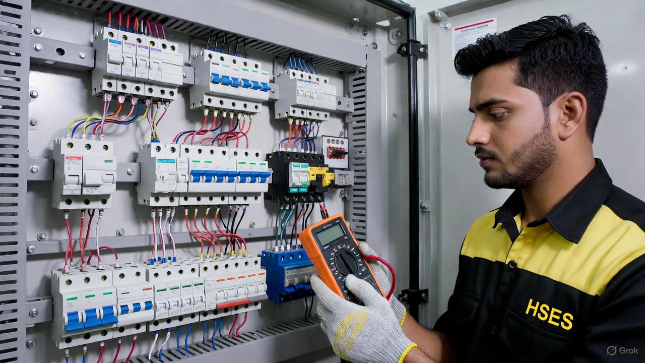 A clean and professional electrical installation